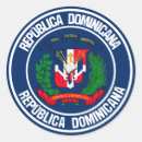 Recherche de drapeau république dominicaine autocollants Symbole