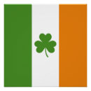 Recherche de drapeau irlandais avec posters Trèfle