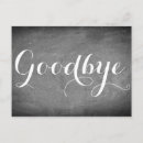 Recherche de adieu cartes postales Typographie