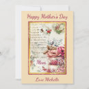 Recherche de collage vintage vœux cartes Pour elle