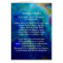 Recherche de prière de saint francis cartes postales Paix