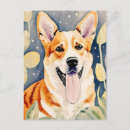 Recherche de peinture de caniche cartes postales Chiot