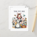 Suche nach vintage dame postkarten Retro