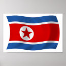 Suche nach nordkorea flagge poster Land