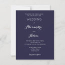 Recherche de bleu marine mariage invitations Simple