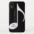 Recherche de musique de feuille iphone coques Noir et blanc