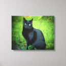 Suche nach miezekatze leinwandbilder Schwarzes