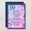 Recherche de musique feuille invitations Violet