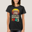 Suche nach november geburtstag tshirts 1945