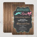 Recherche de de partie de moustache invitations Bébé
