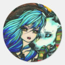 Recherche de loup blanc en autocollants Hiver