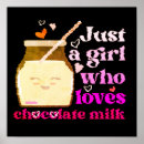 Recherche de chocolat du lait posters Drôle