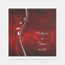 Recherche de rouge argent serviettes Invités
