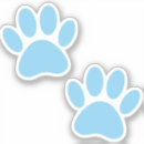 Recherche de patte bleue autocollants Animal