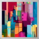 Suche nach abstrakte stadt poster Bunt