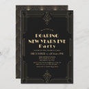 Recherche de new years eve invitations Noir