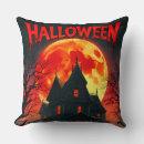 Recherche de pleine lune coussins Halloween