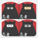 Suche nach ninja katze aufkleber Kätzchen