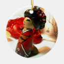 Recherche de poupée de kokeshi ornements Geisha