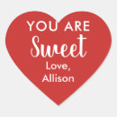 Recherche de coeur chocolat autocollants Valentines