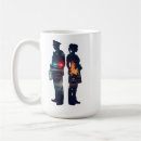 Recherche de patrouille tasses Policier