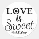 Suche nach liebe ist süß aufkleber Personalisiert