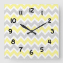 Recherche de chevron gris horloges Blanc