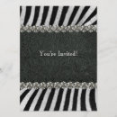 Recherche de fausses pierres invitations Zèbre