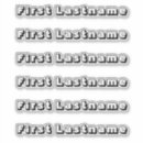 Suche nach vinyl aufkleber Namensaufkleber