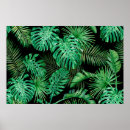 Recherche de feuille de banane posters Aquarelle