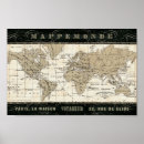 Suche nach mappemonde poster Vintag