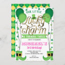 Recherche de lucky charm invitations Vert