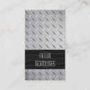 Recherche de acier industriel cartes visite Argent