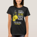 Recherche de ruban jaune tshirts Suicide