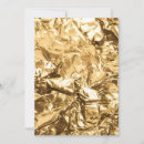 Recherche de pli invitations Feuille d'or