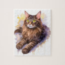 Recherche de chats puzzles Tabby