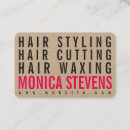 Recherche de mode standard cartes visite Coiffeur