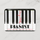 Recherche de piano de jazz cartes visite Pianiste