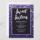 Recherche de violet foncé invitations Scintille