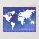 Recherche de continent vœux cartes Bleu