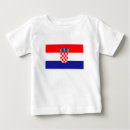 Recherche de drapeau de la croatie bébé vêtements Patriotique