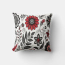 Recherche de rouge de fleur coussins Toute personne