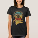 Recherche de anniversaire 1963 tshirts Fait