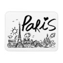 Recherche de griffonnage magnets Tour eiffel