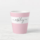 Recherche de rose chic tasses Élégant