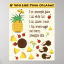 Suche nach pina colada poster Kokosnuss