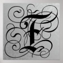 Recherche de monogramm f poster Pour tous