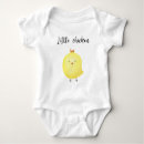 Recherche de petit poulet bébé vêtements Aquarelle