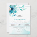 Recherche de bleu turquoise mariage invitations De