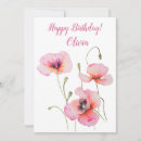 Suche nach rosa mohnblumen Aquarell